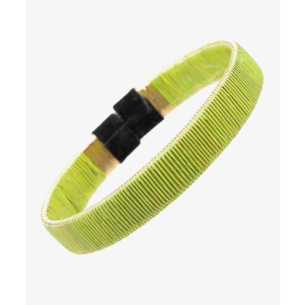 Werregue Color Bracelet, 1 cm, Unit MINT AND GOLDEN