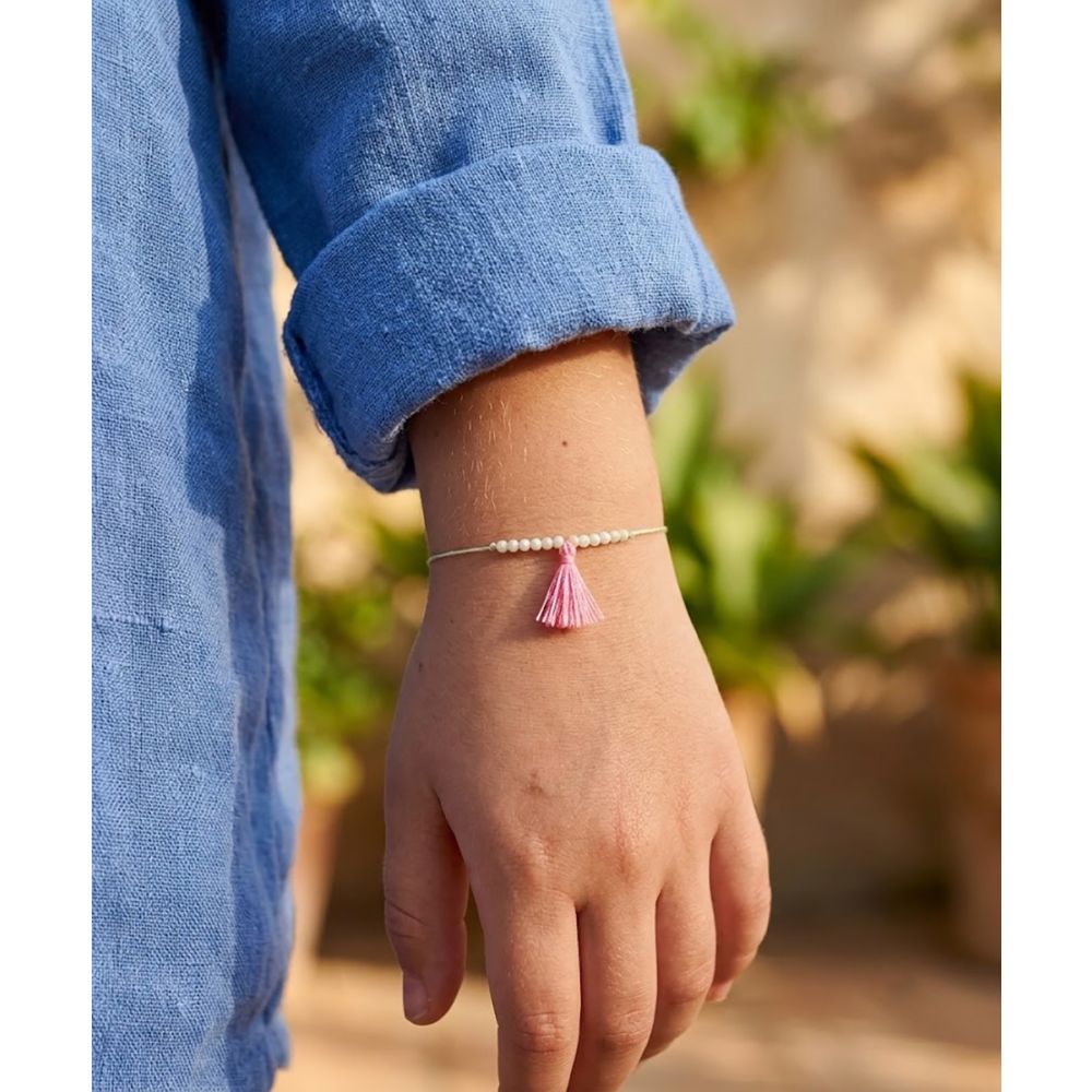DRACO bracelet - Piedra luna blanca