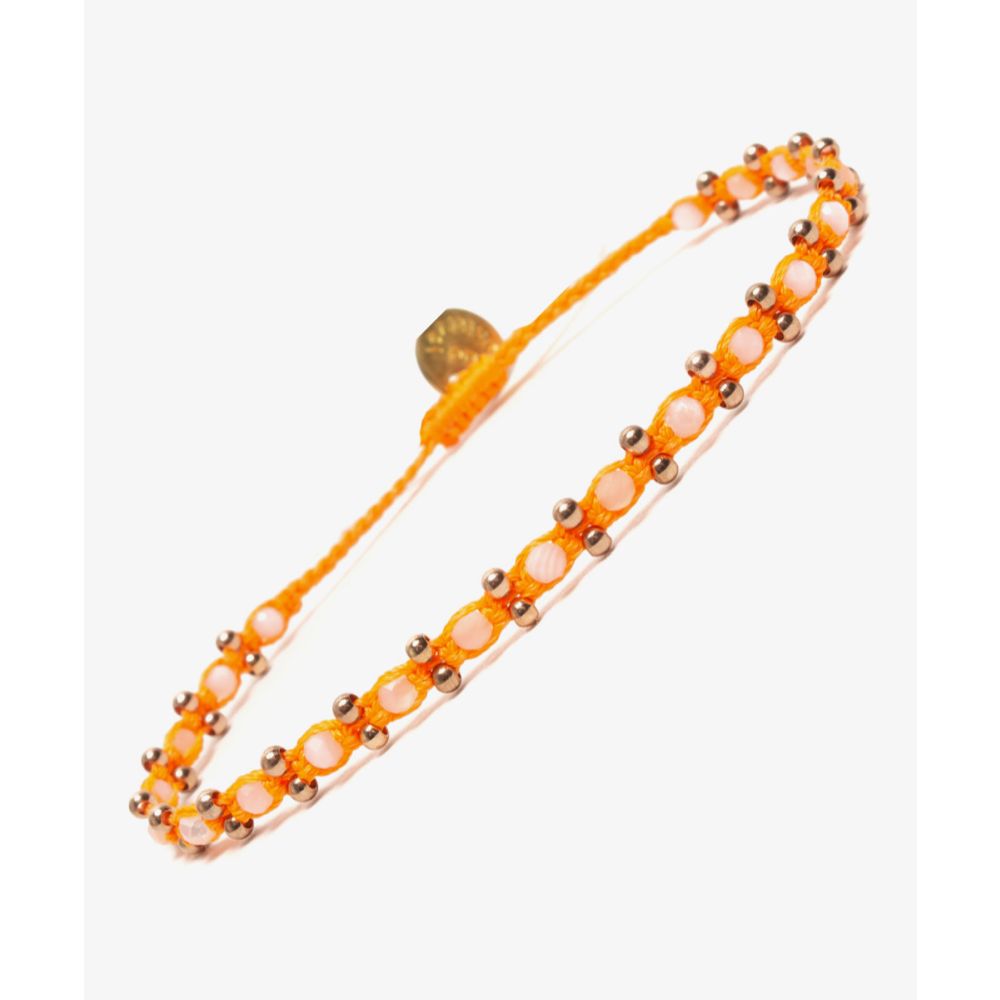 Pulsera TULIP - ANARANJADO CON PIEDRALUNA