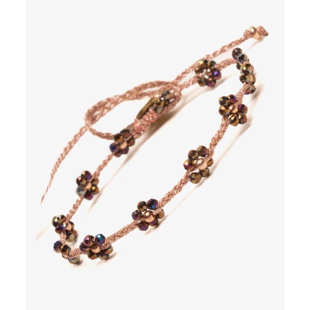 PULSERA DE PIEDRAS - FLOR