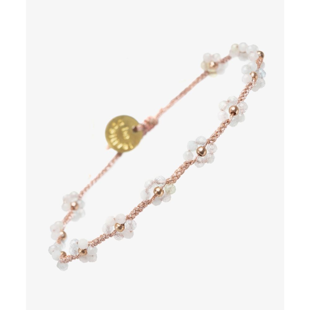 BEADED FLOWER BRACELET -