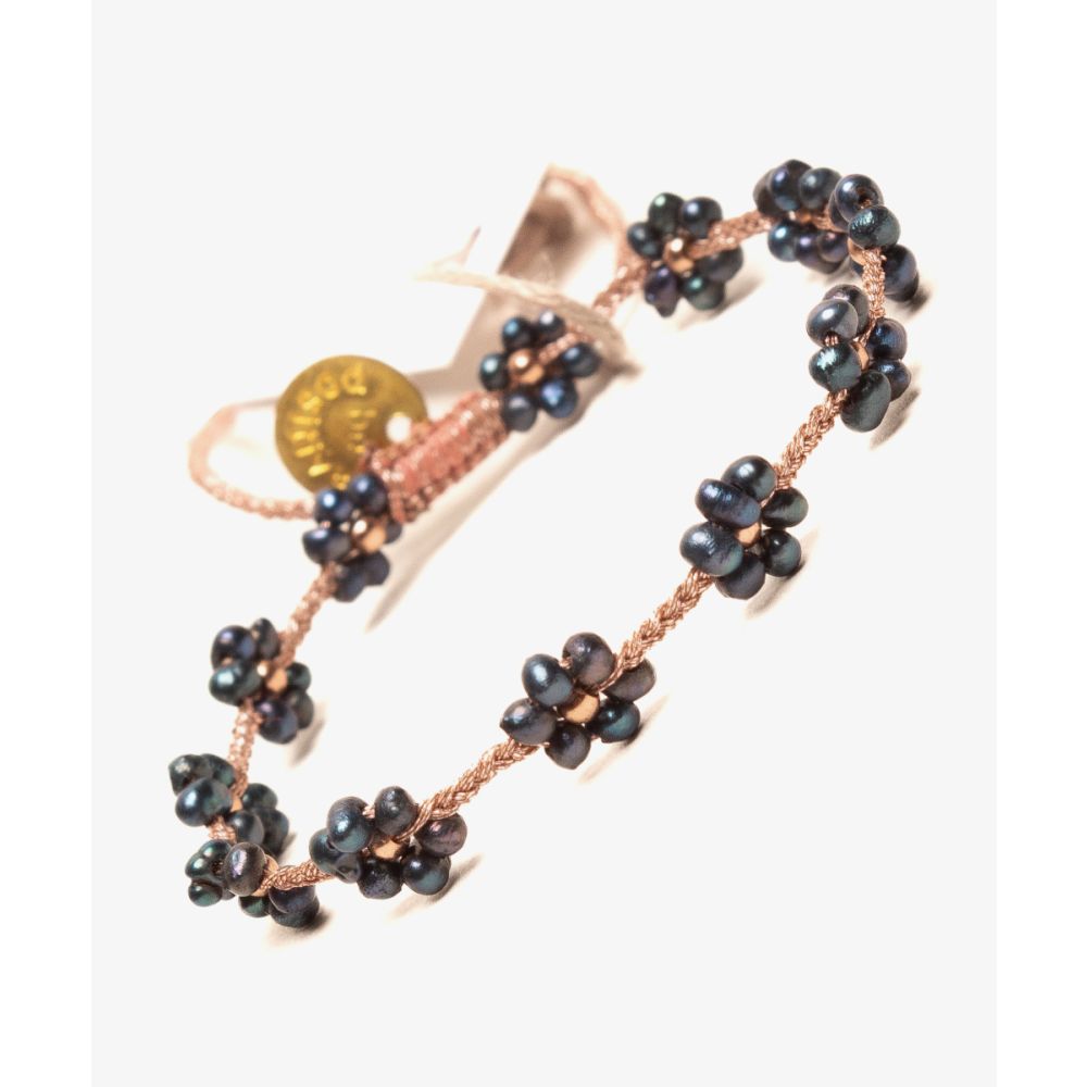 PULSERA DE PIEDRAS - FLOR