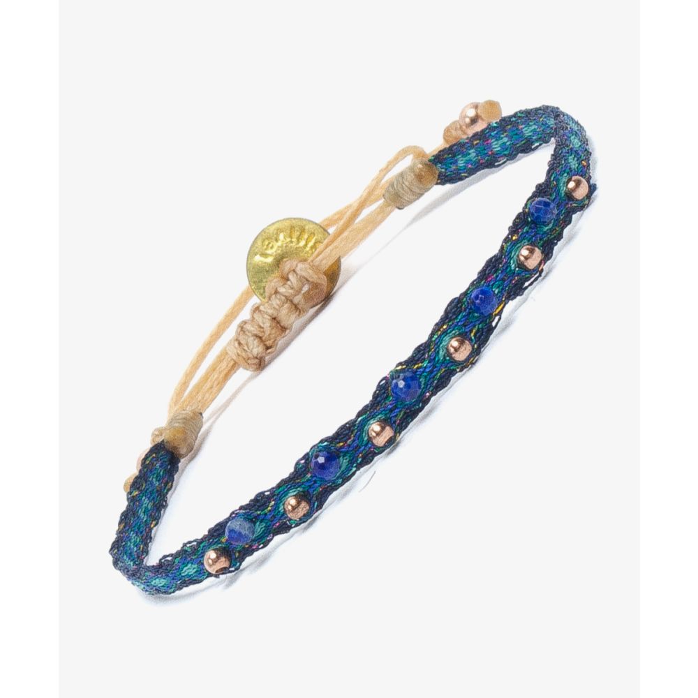 Argantina ALAMEIN 40 - AZUL CON PIEDRA Lapislazuli CON BEADS