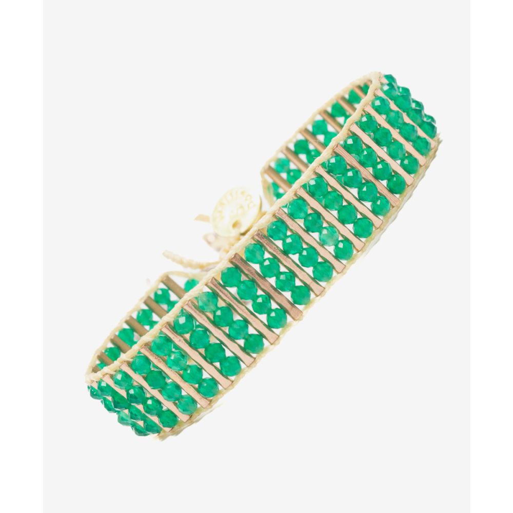 BRACELET - ARTEMISA - GREEN AGATHE