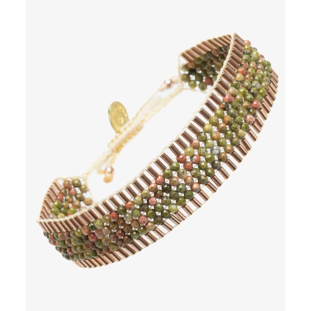 BRACALETE - CON PIEDRAS Y BEEDS