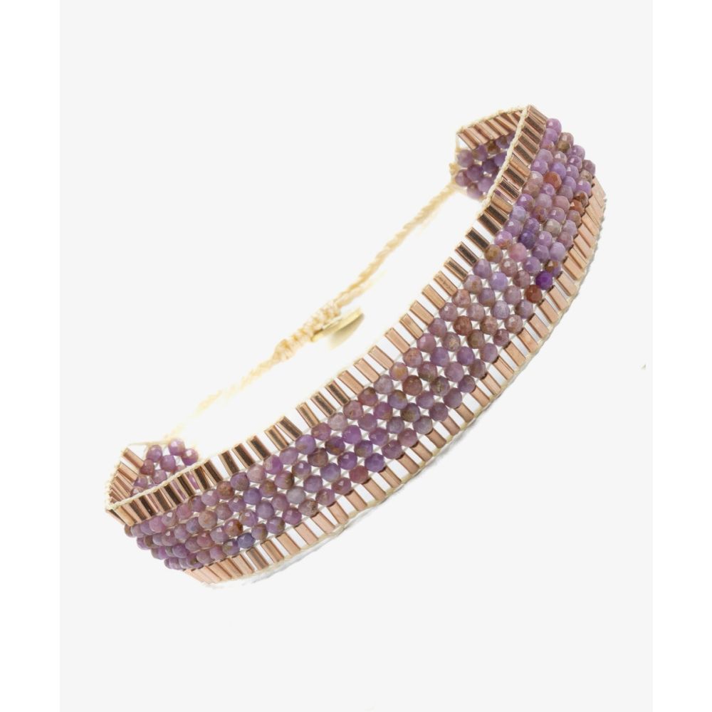 ADRIANA BRACELET - WITH JASPE LILA