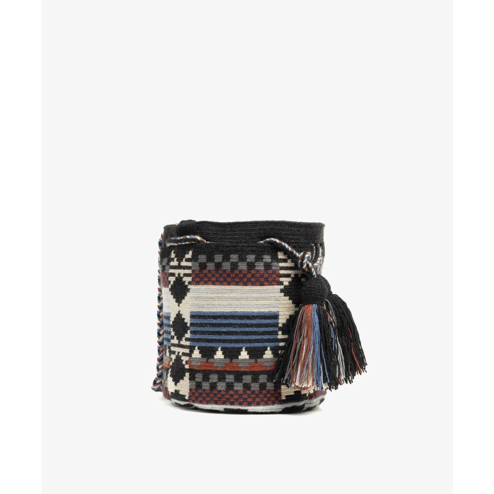 Crossbody Bag M - FELICITY - BLUE & BEIGE