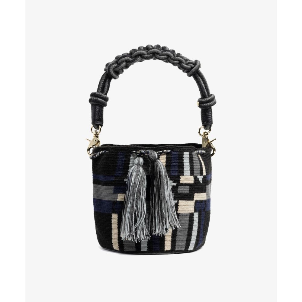 BOLSO CRUZADO M CON ASA DE MACRAMÉ - 