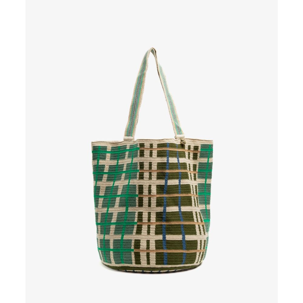 Tote Bag -  FALCON - GREEN & DARK GREEN