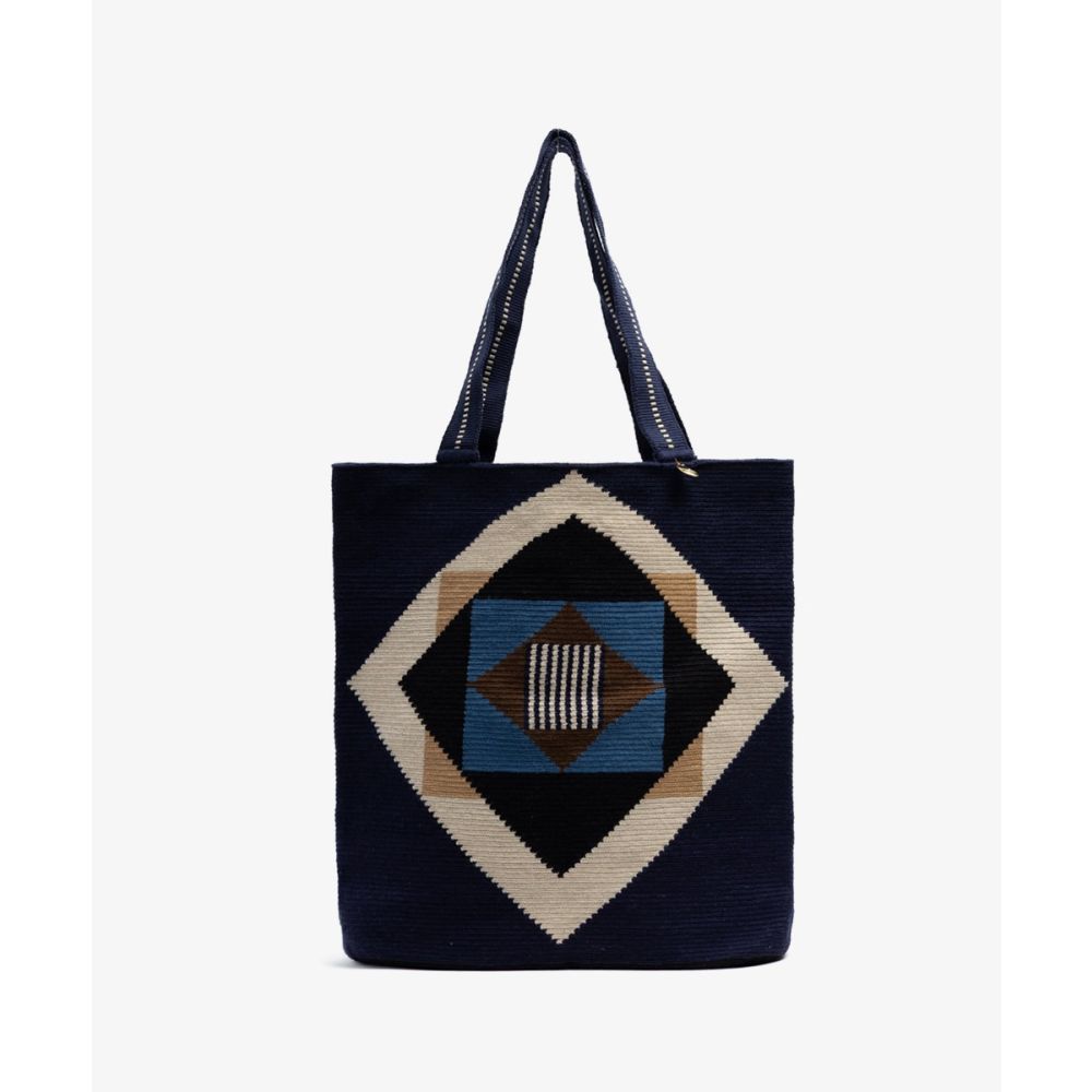 Liam Bag - VULTURE - NAVY BLUE & TOAST