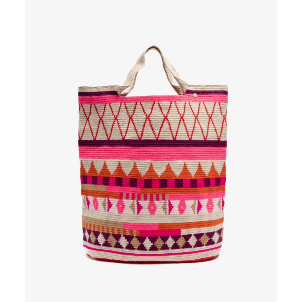  Bolso Rapsody -  RAVEN - ROSA NEON Y BEIGE