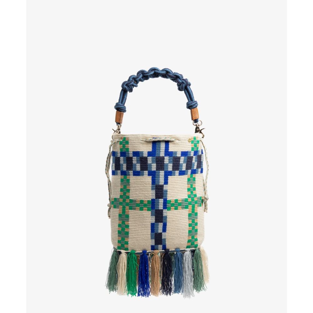 Bolso Zoe con Asa de Macramé -