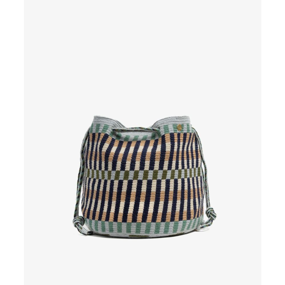 MITRA bag - CRANE - NAVY BLUE & TOAST