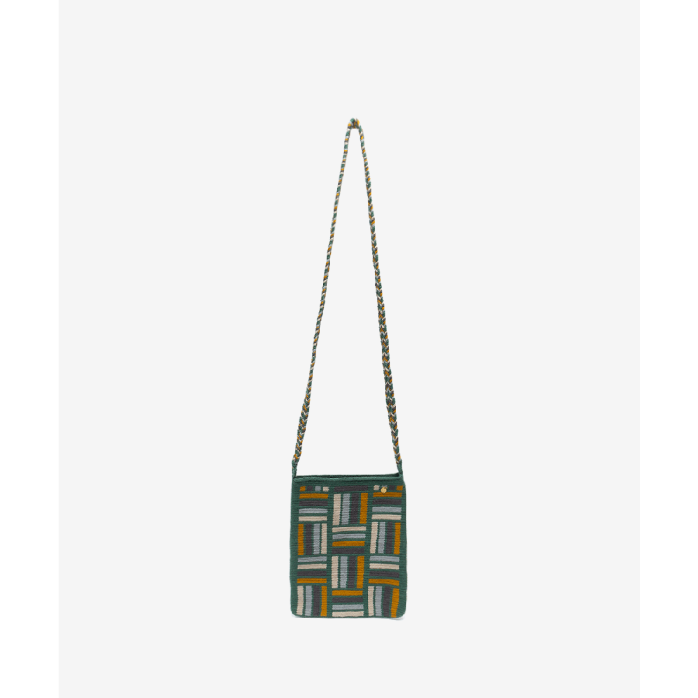 OPERA BAG - CAMILA - MUSTARD & EMERALD GREEN