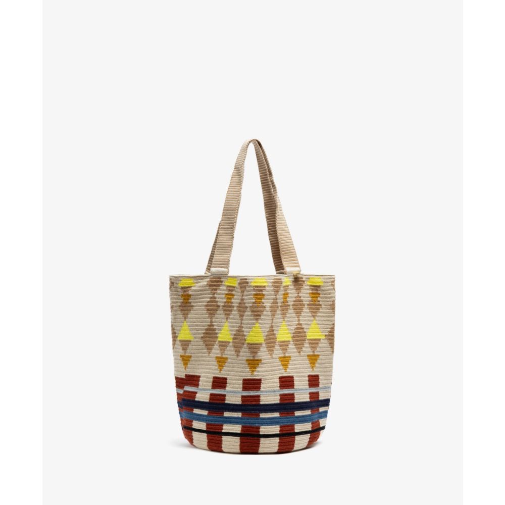 CALA BAG - SWAN - BEIGE  & YELLOW