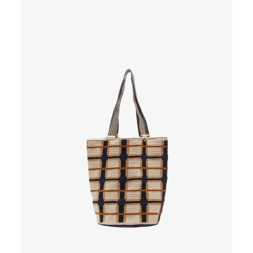 CALA BAG - PHEASANT - BEIGE & BLACK