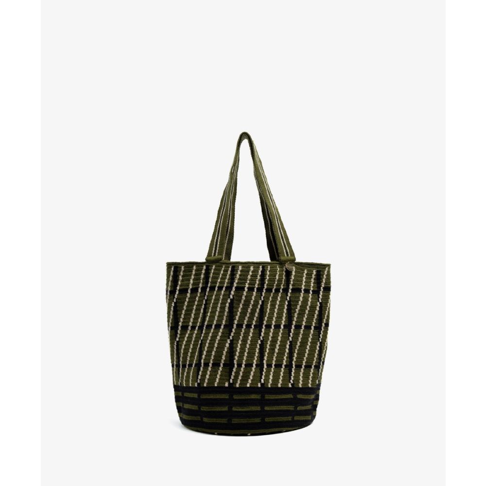 CALA BAG - WISTERIA - GREEN & BLACK