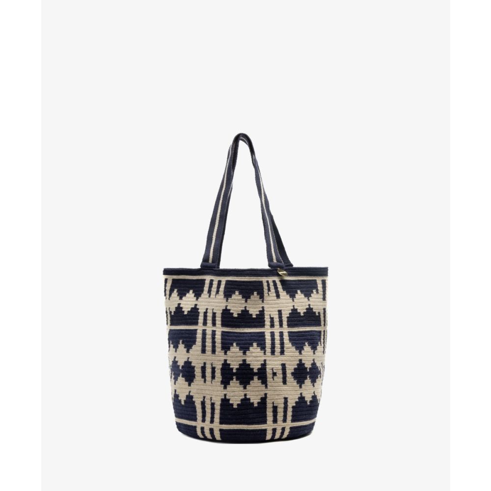 BOLSO CALA - AQUARIUS - BEIGE Y MARINO