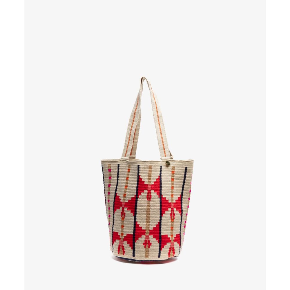CALA BAG - CIRCINUS - BEIGE & RED