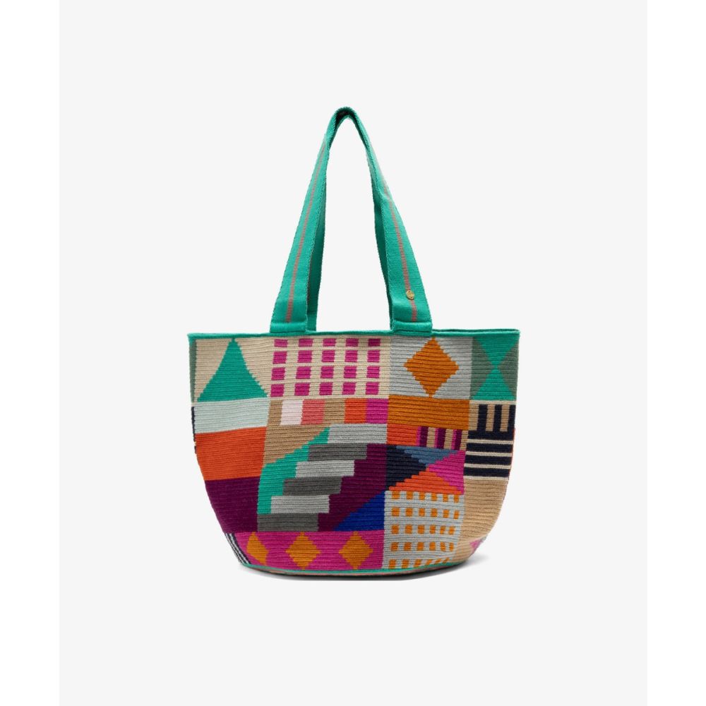 NOA XL- LION - TURQUOISE & MULTICOLOR