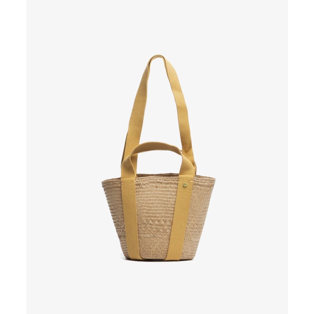 BASKET FORMENTERA 2 HANDLE TOAST with mustard