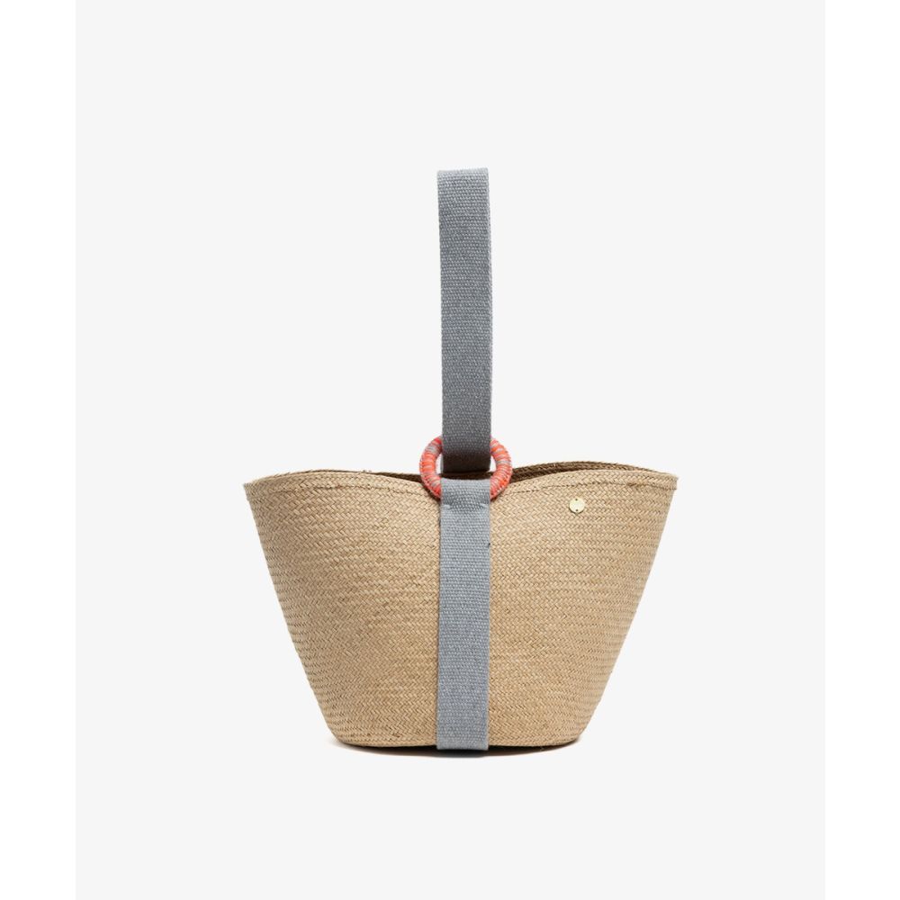 IRACA BASKET BAG M - GREY
