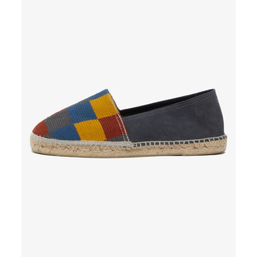 Espadrille Alpargata- AZUL Y MOSTAZA