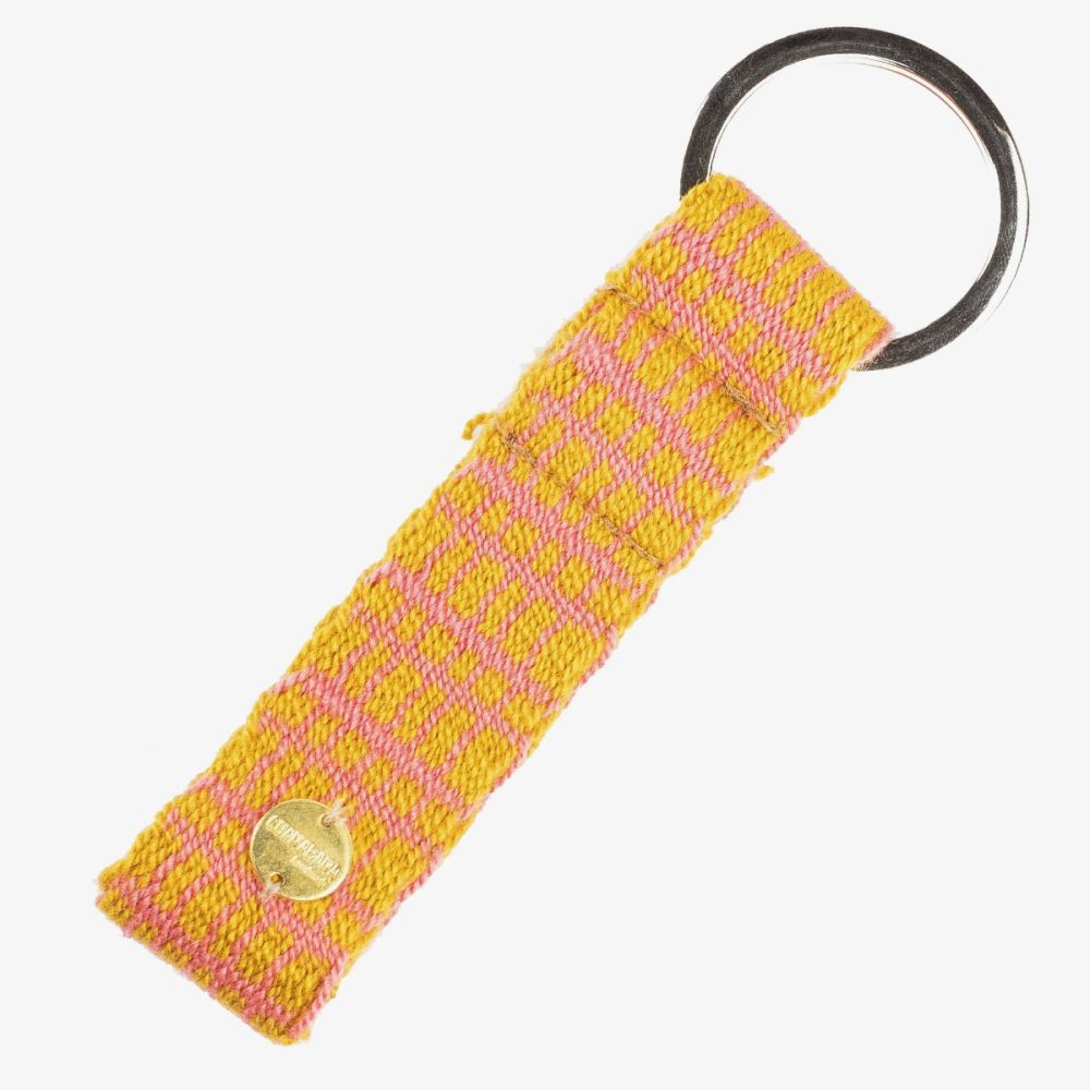 Keyring S - Yellow & Blue