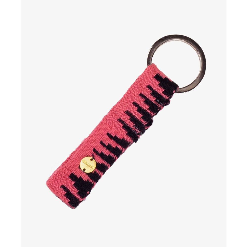 Keyring S - Pink & Black
