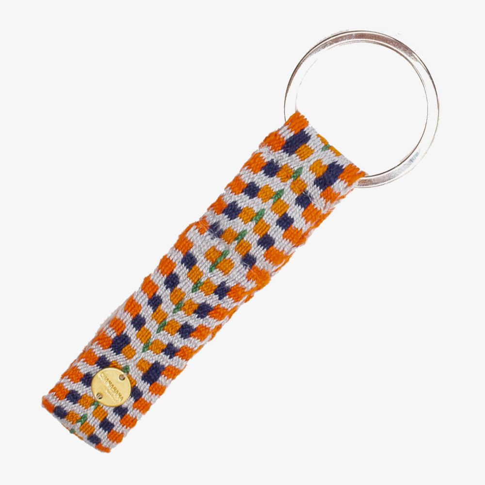 KEYRING S - NARANJA & AZUL