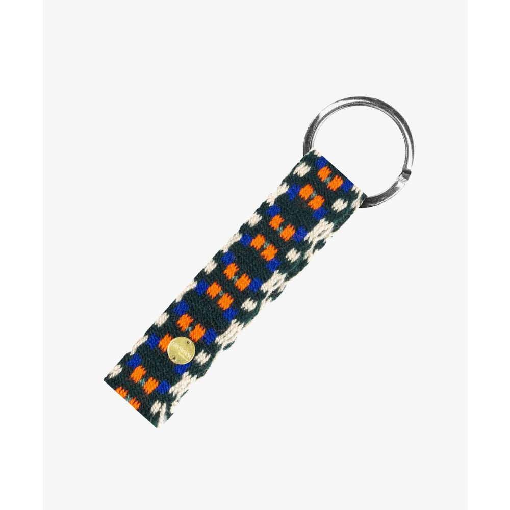 KEYRING S- GREEN & ORANGE