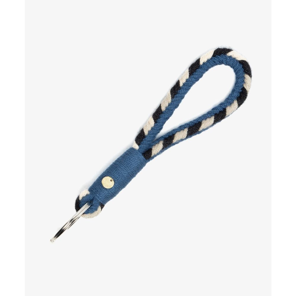 SOFIA Keyring- DENIM BLUE & BLACK
