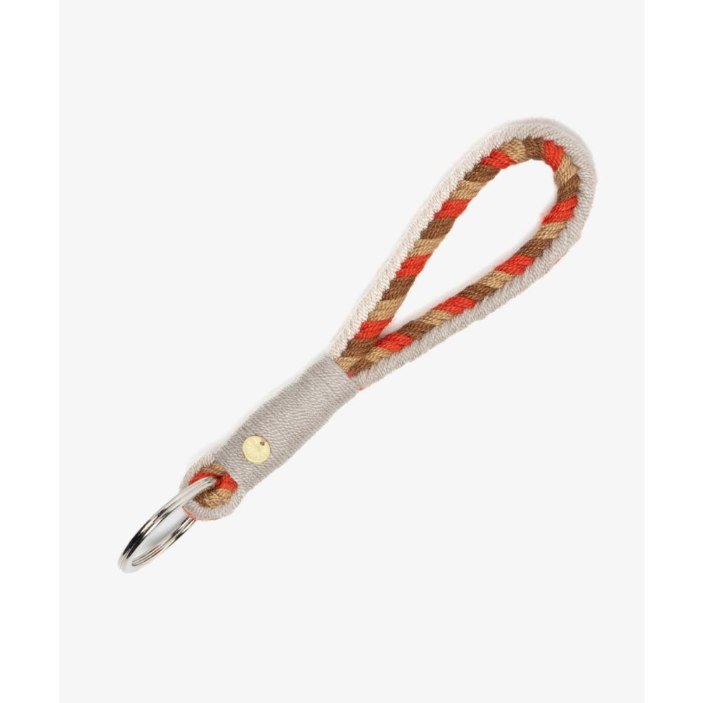 SOFIA Keyring- ORANGE & TOAST