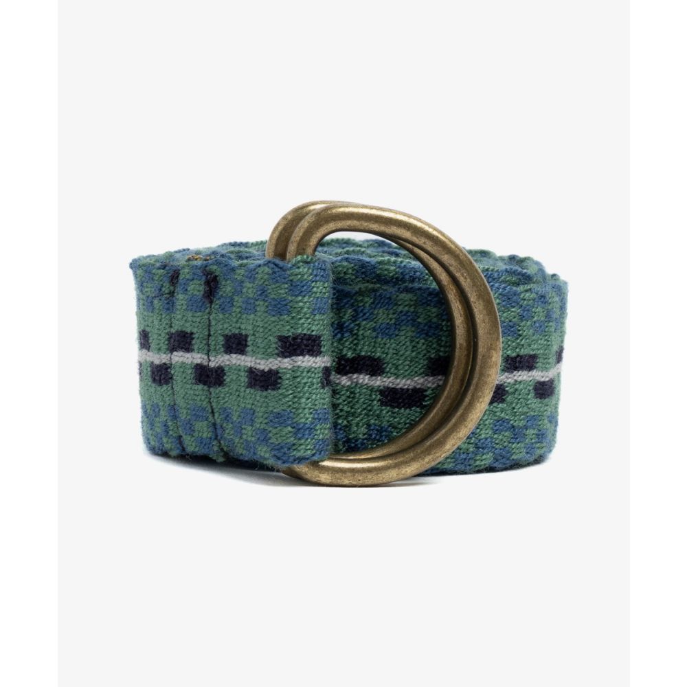 Buckle belt- GREEN & BLUE