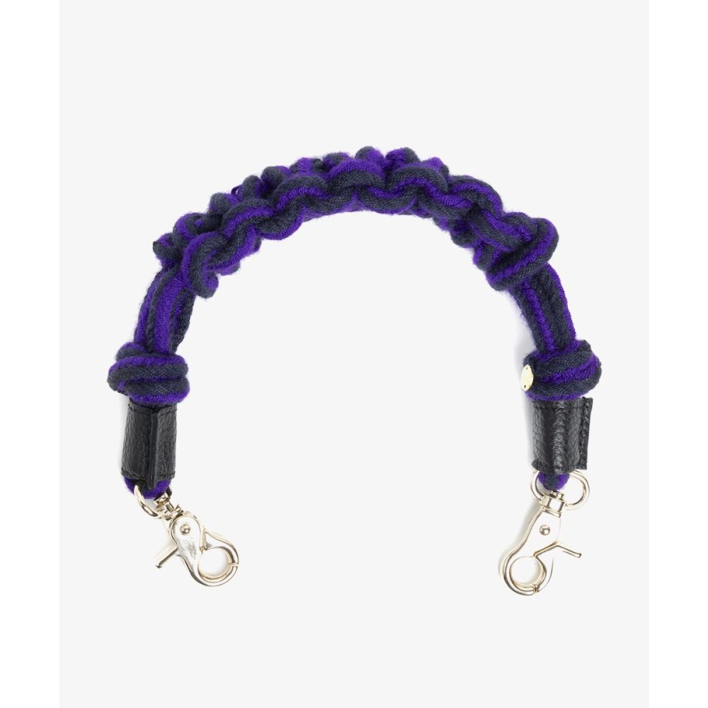 Asa de bolso de cordón - MORADO