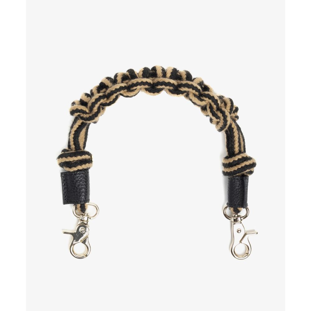 Asa de bolso de cordón - VERDE & GRIS