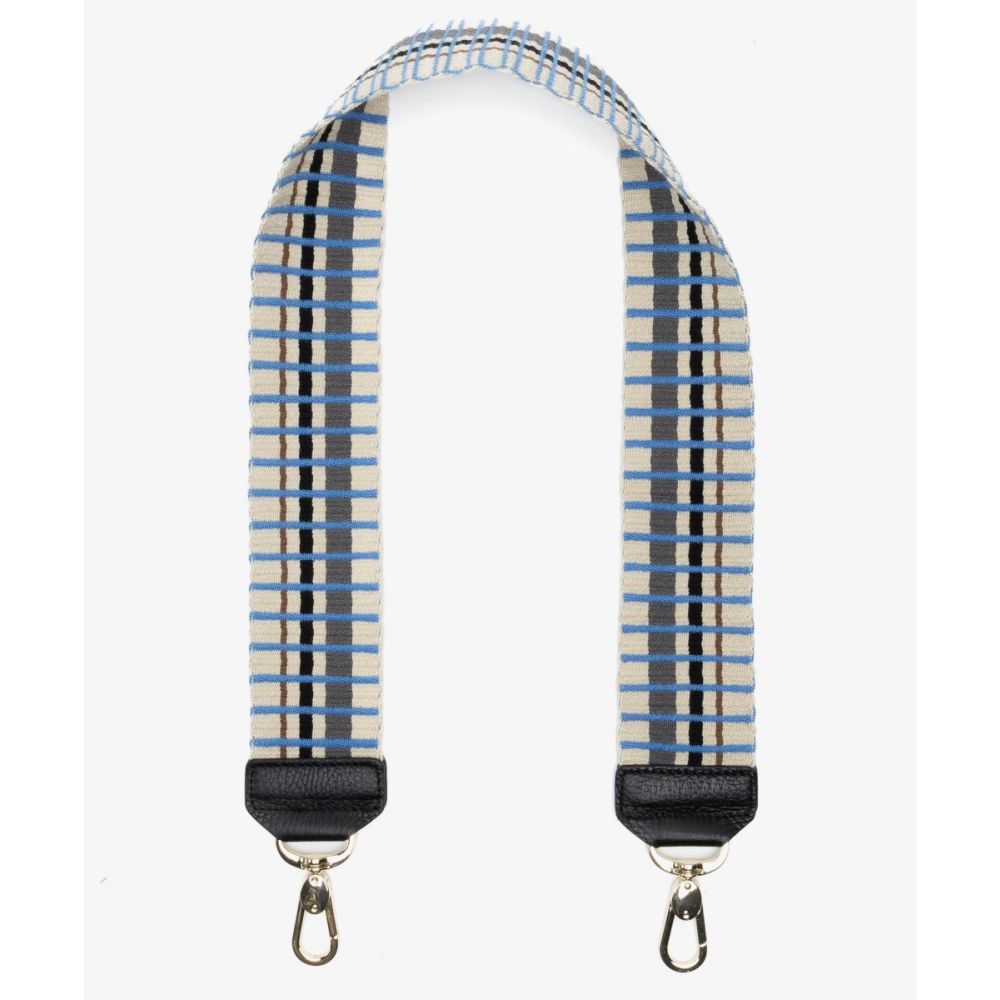 Asa de bolso - BEIGE & AZUL