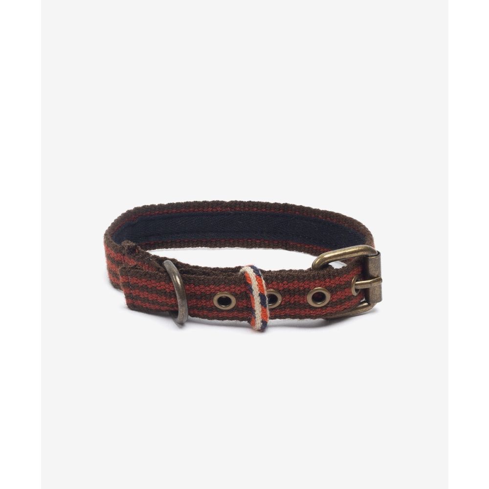 COLLAR DE PERRO PEQ/ MEDIANO - CAFE Y TERRACOTA