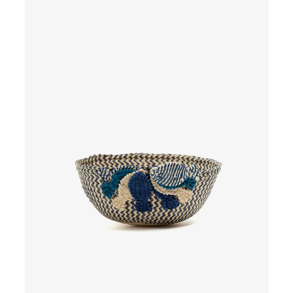 Bowl M -PEQUÑOS PECES- AZUL Y BLANCO