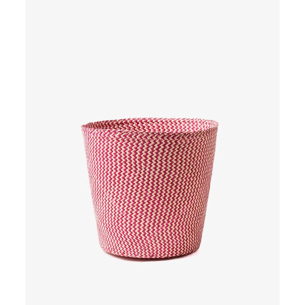 TRASH BIN / FLOWER POT PAPELERA / MACETERO M - ZZ BURGUNDY