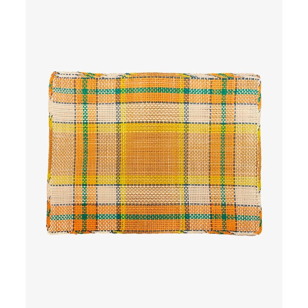 INDIVIDUAL RECTANGULAR -  1 UNIDAD - NARANJA, VERDE Y AMARILLO