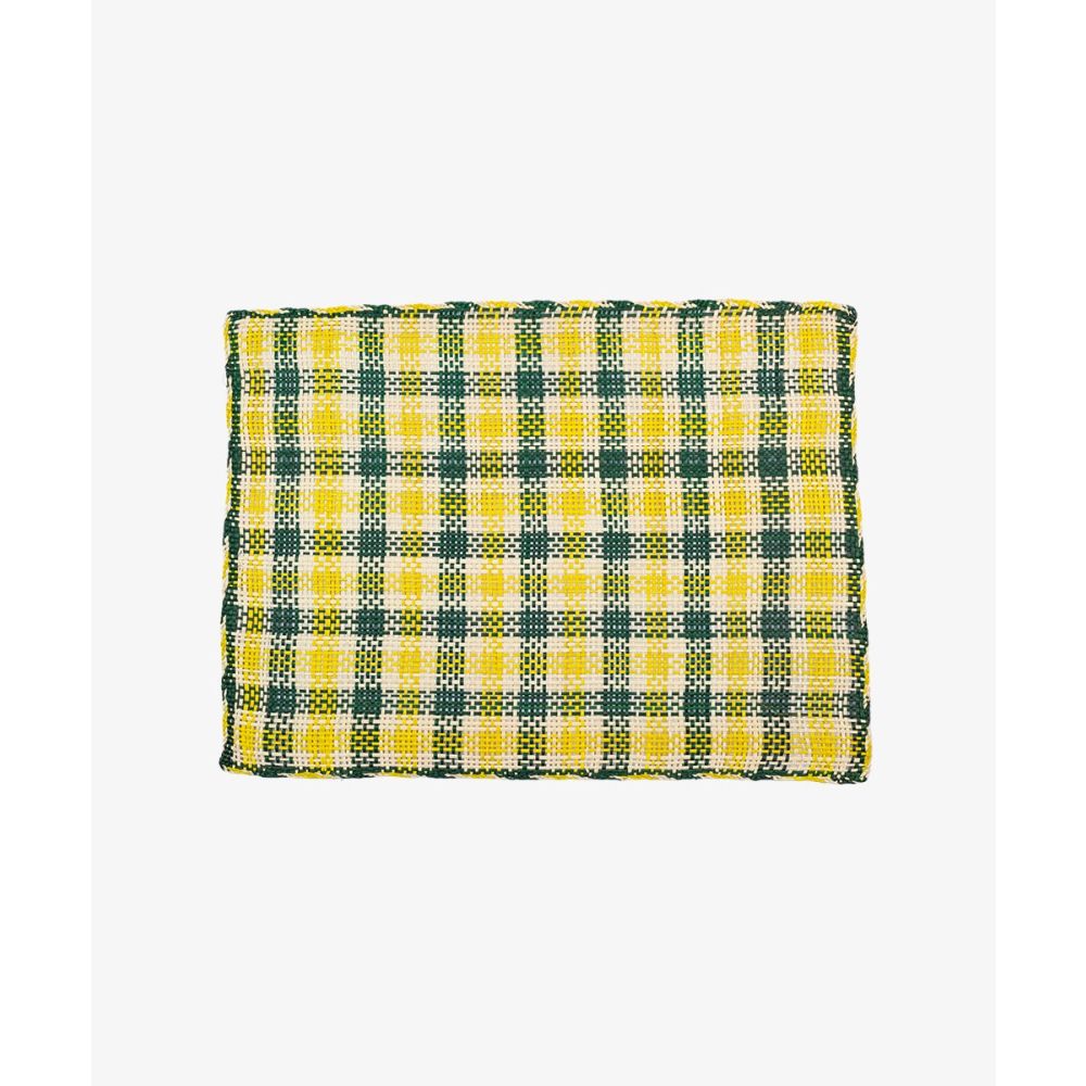 INDIVIDUAL RECTANGULAR -1 UNIDAD - VERDE Y AMARILLO
