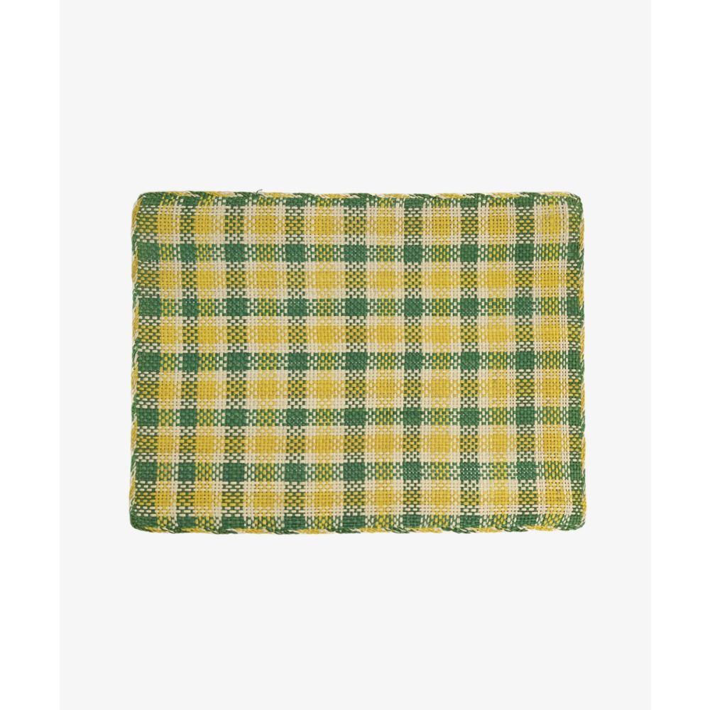 INDIVIDUAL RECTANGULAR -1 UND - VERDE Y AMARILLO