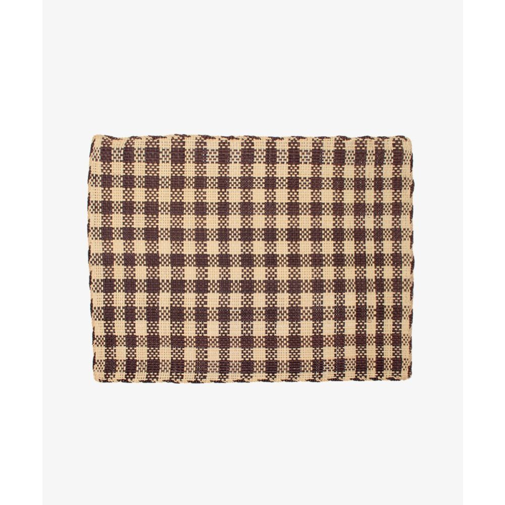 INDIVIDUAL RECTANGULAR - SET 6 - BEIGE Y MARRÓN