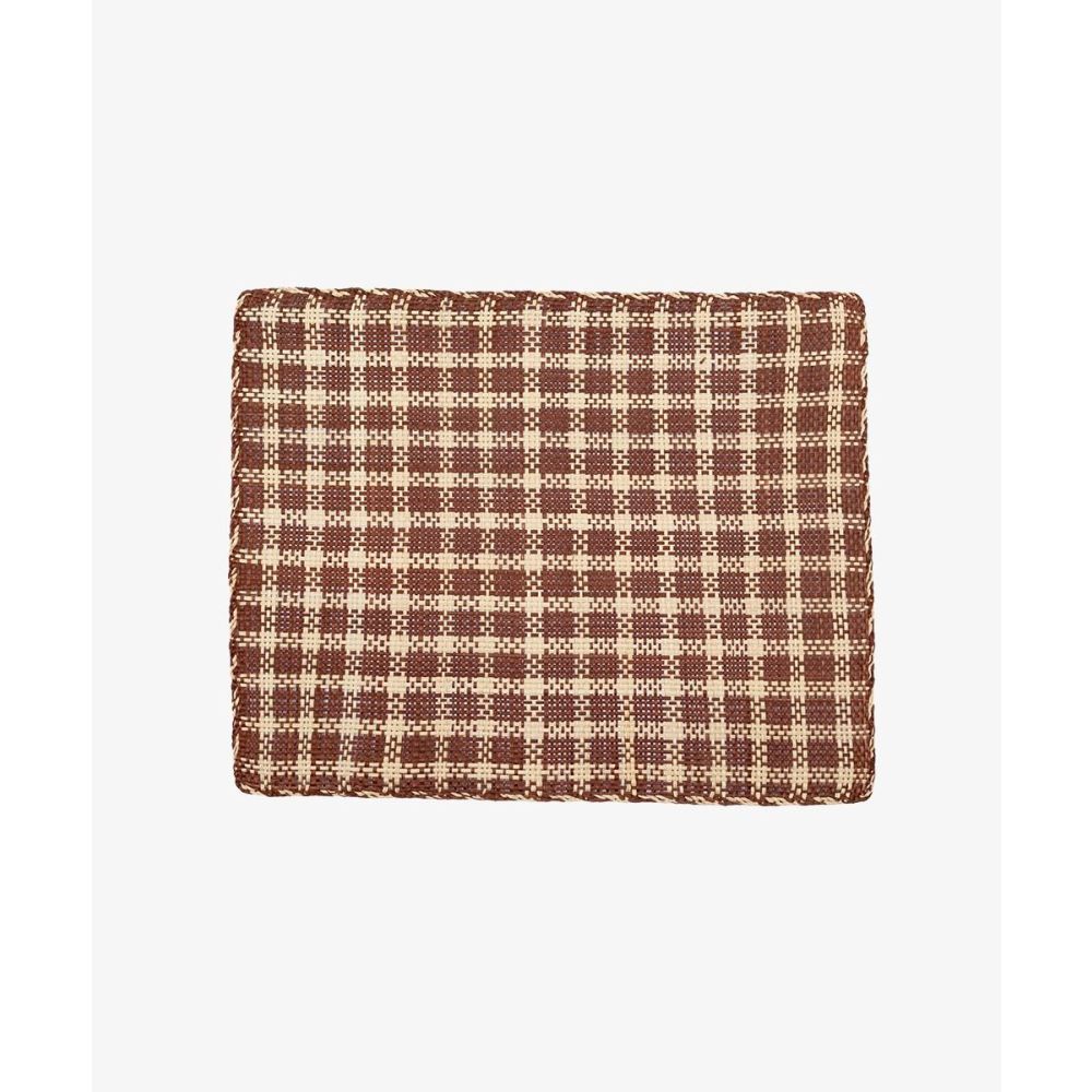 INDIVIDUAL RECTANGULAR - 1 UNIDAD- MARRÓN Y BEIGE