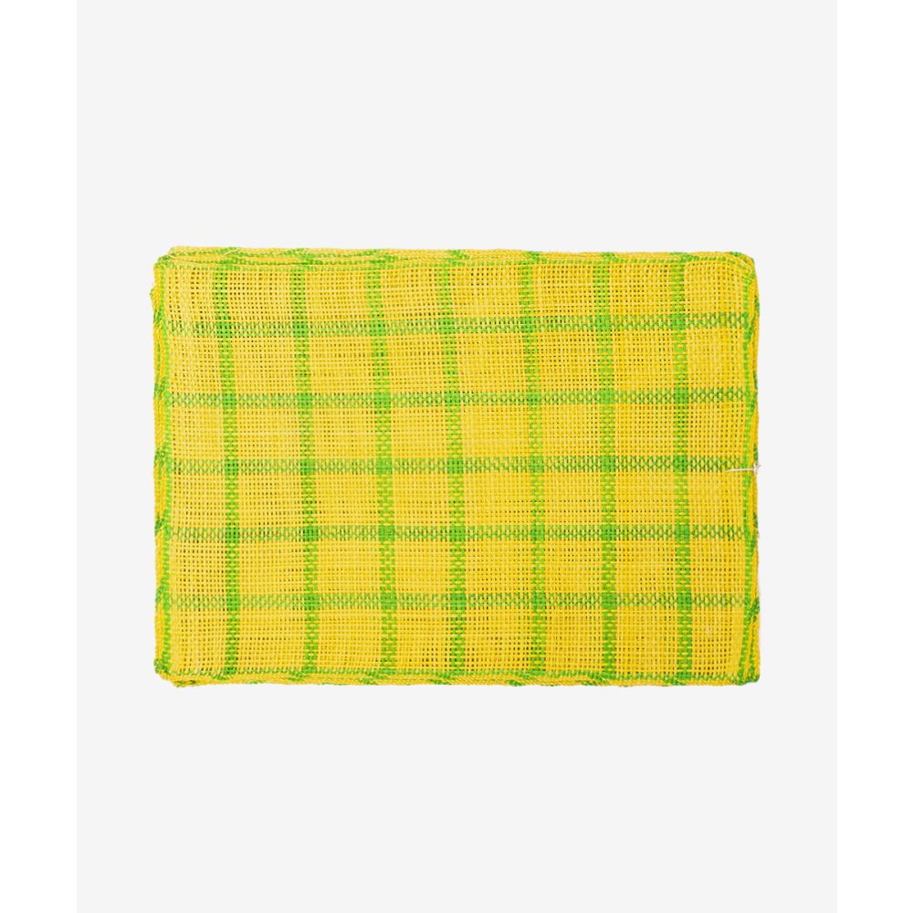 INDIVIDUAL RECTANGULAR IRACA- SET 6 - AMARILLO Y VERDE