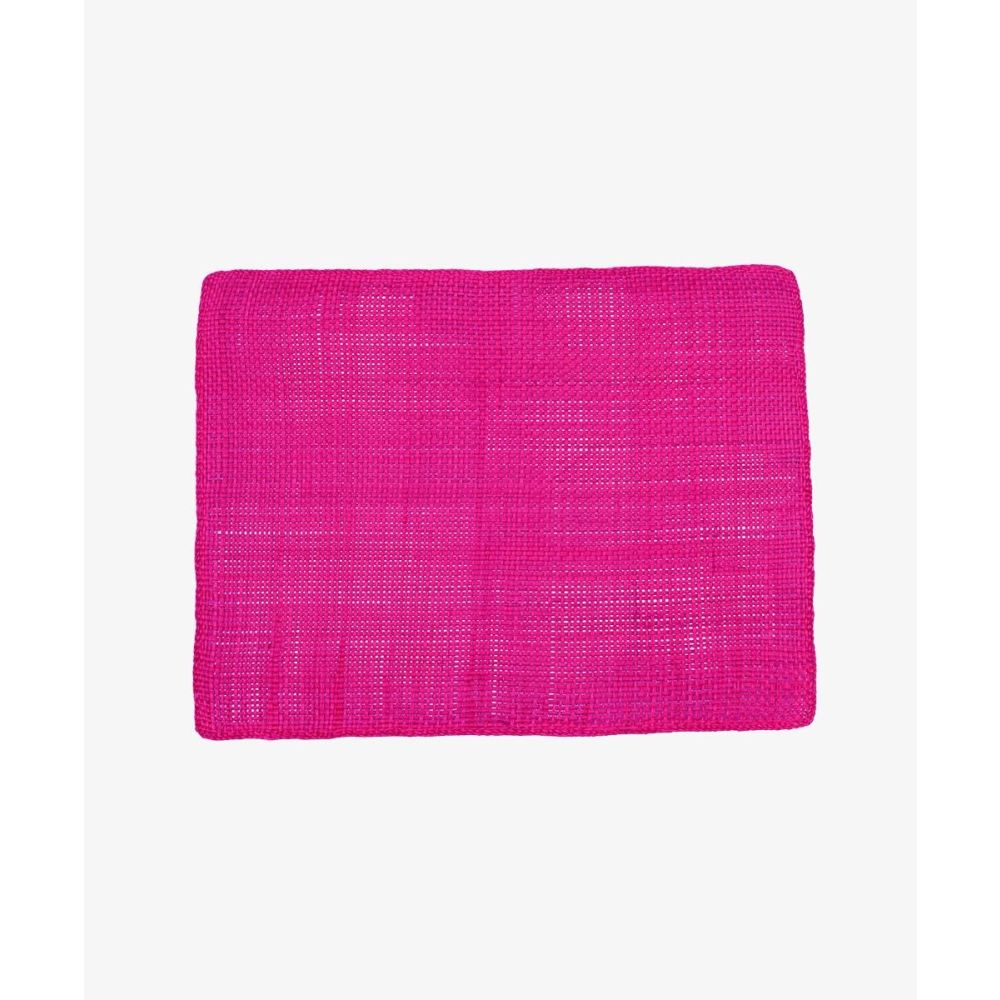 INDIVIDUAL RECTANGULAR IRACA- SET 6- FUCSIA