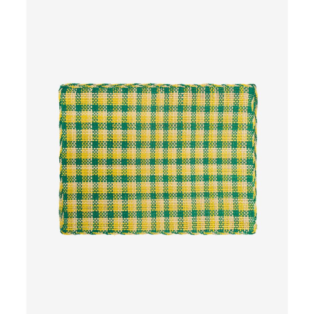 INDIVIDUAL RECTANGULAR IRACA- SET 6 - VERDE Y AMARILLO