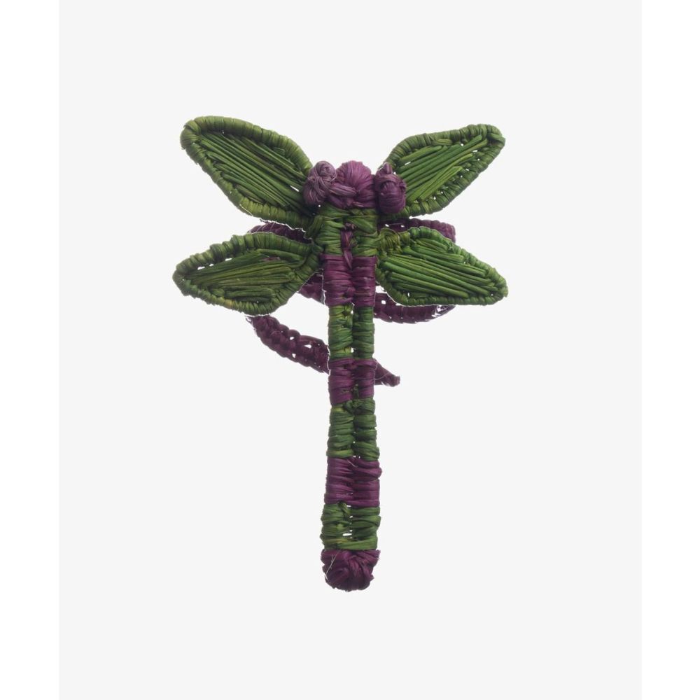 Napkin ring DRAGON FLY - PURPLE & GREEN