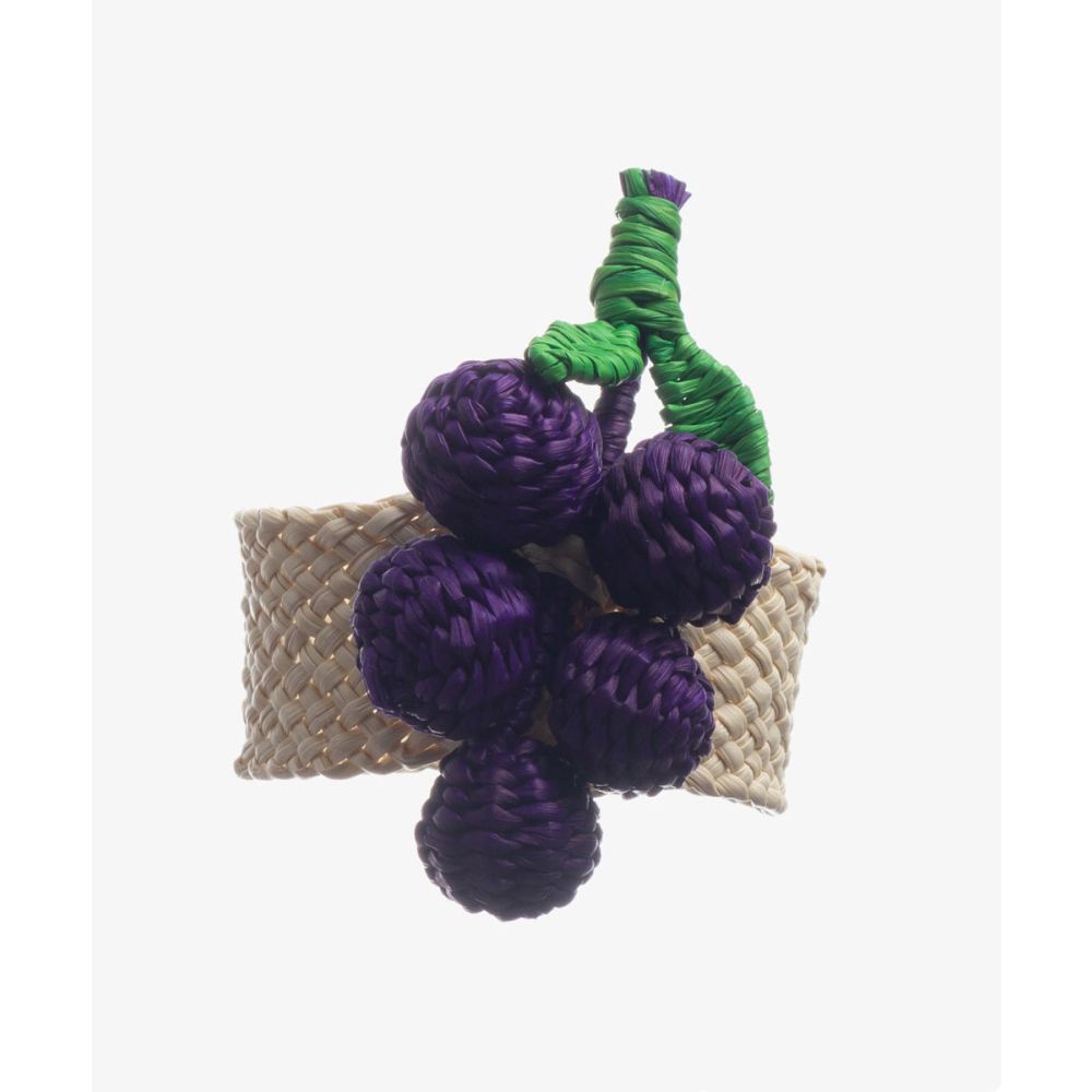 Servilletero UVAS - MORADO Y VERDE